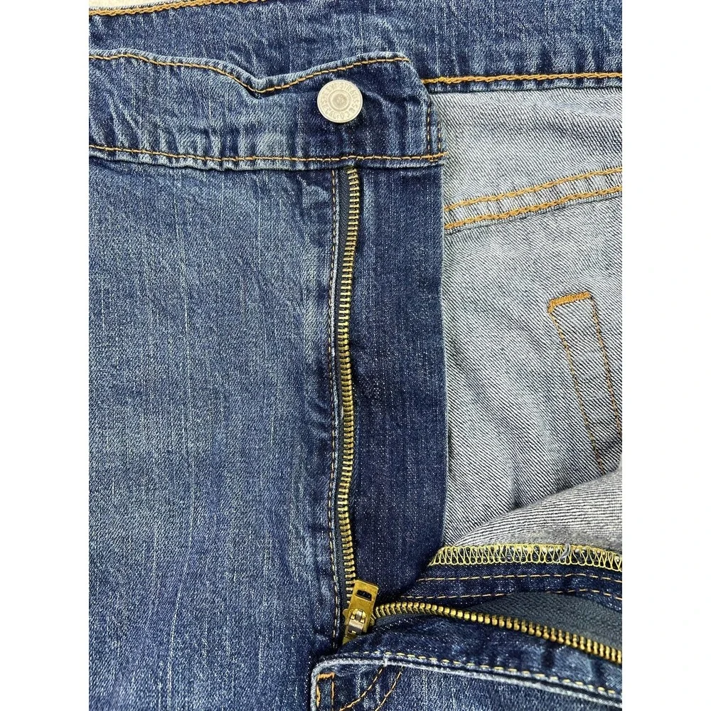 Levis 527 Jeans Mens 40x31 Blue Slim Bootcut Stretch Denim‎ 5-Pocket Zip Fly